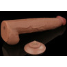 LoveToy SlidingSkin Gode Sliding Skin 26 x 6cm Marron